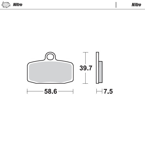 Moto-Master Nitro 97421 Brake Pads