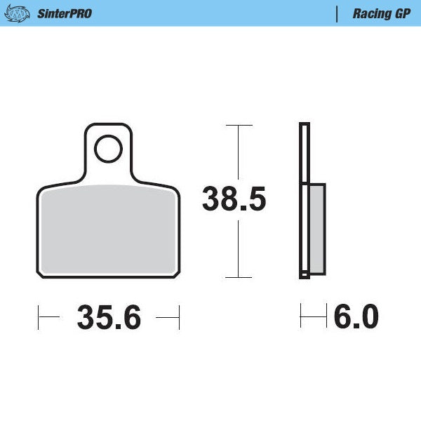 Moto-Master Racing GP 99212 SinterPRO Brake Pads