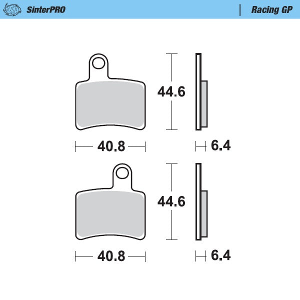 Moto-Master Racing GP 99312 SinterPRO Brake Pads