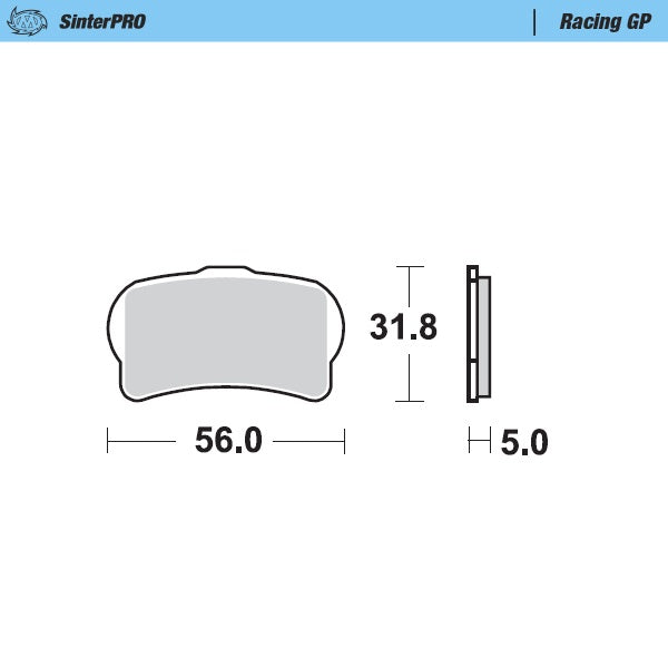 Moto-Master Racing GP 99512 SinterPRO Brake Pads