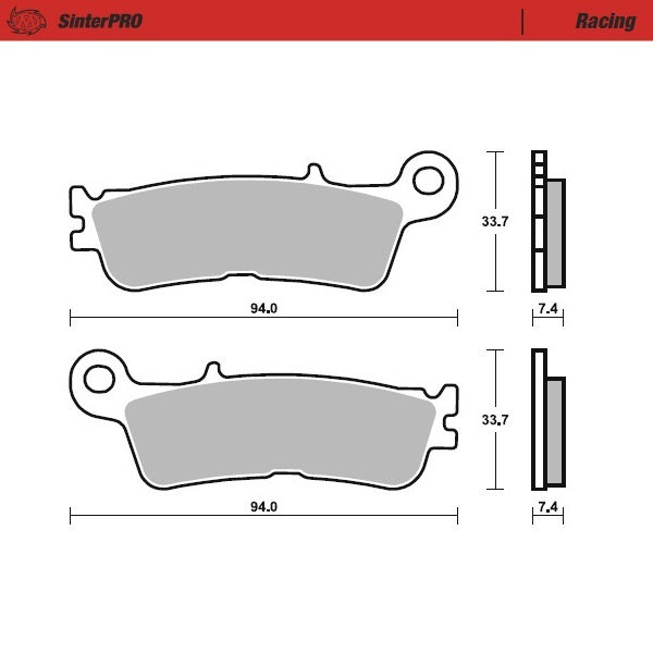 Moto-Master Racing 99811 SinterPRO Brake Pads
