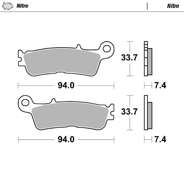 Moto-Master Nitro 99821 Brake Pads