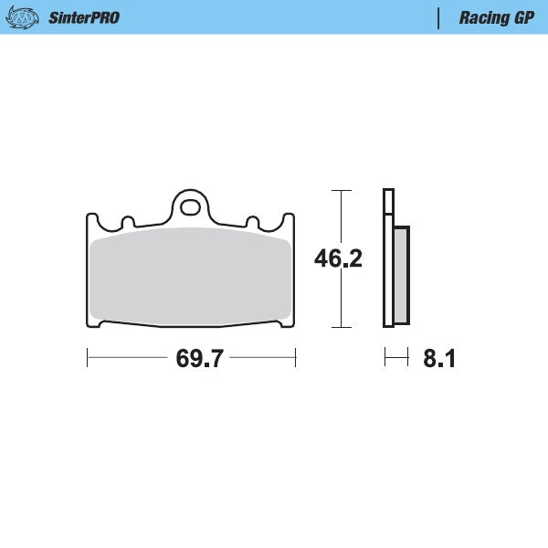 Moto-Master Racing GP 99912 SinterPRO Brake Pads