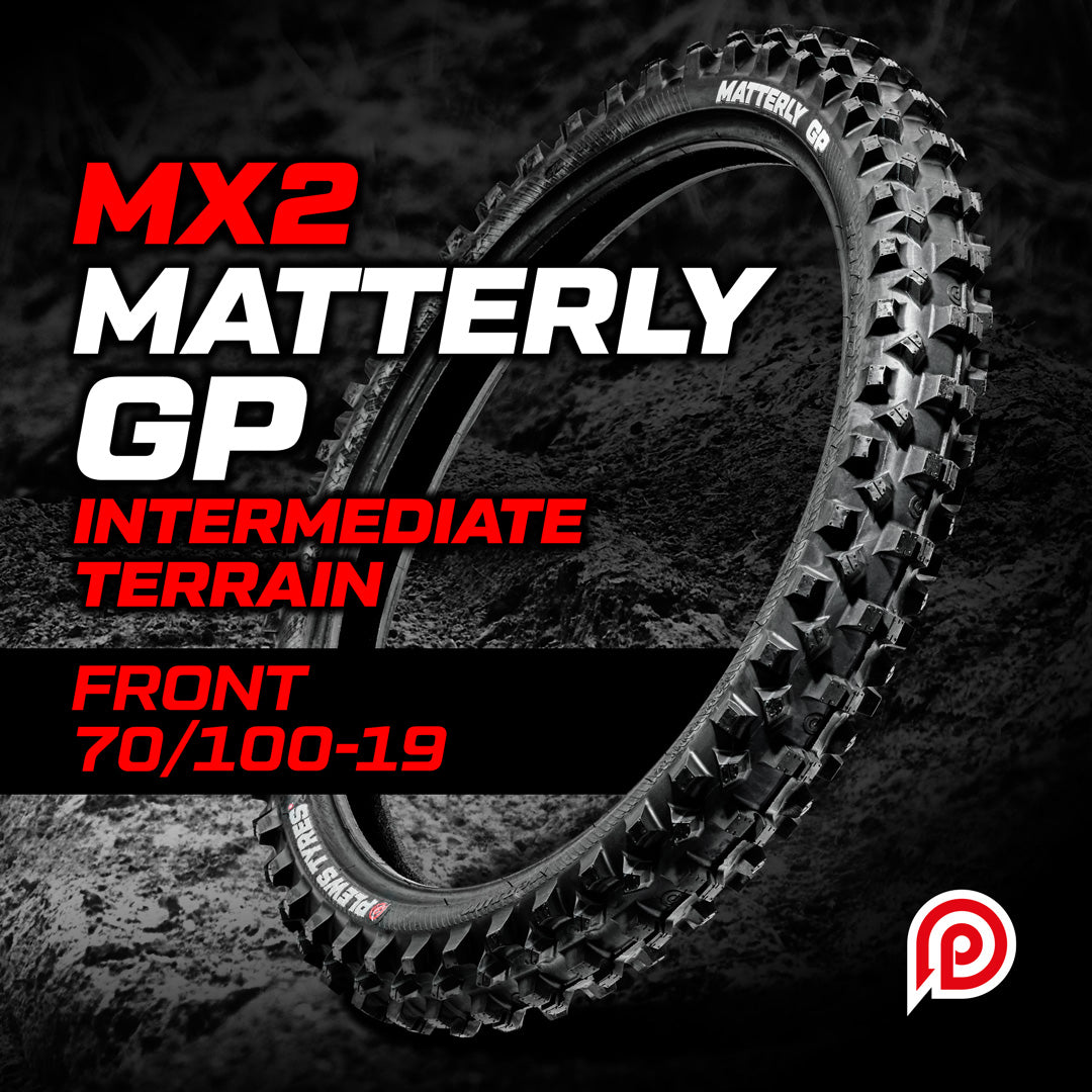 Plews Tyres MX 2 MATTERLY GP Medium Front - 70 / 100 - 19