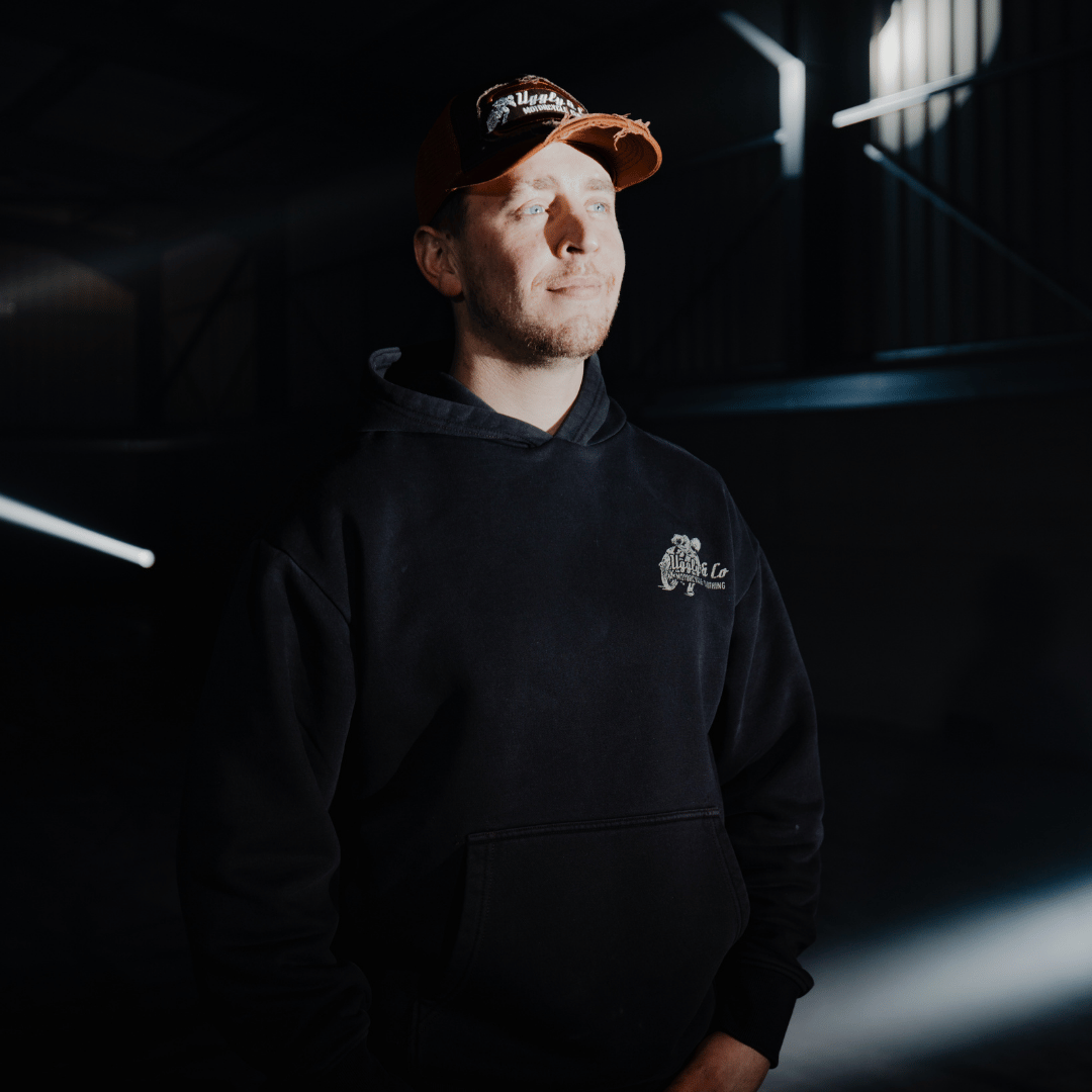 Black Flattrack Hoodie