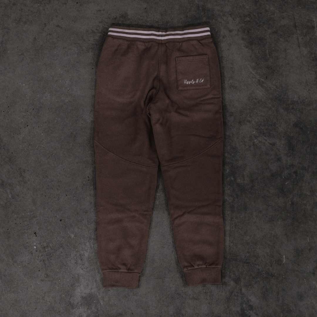 Vintage Mocha Diamond Heavyweight Joggers