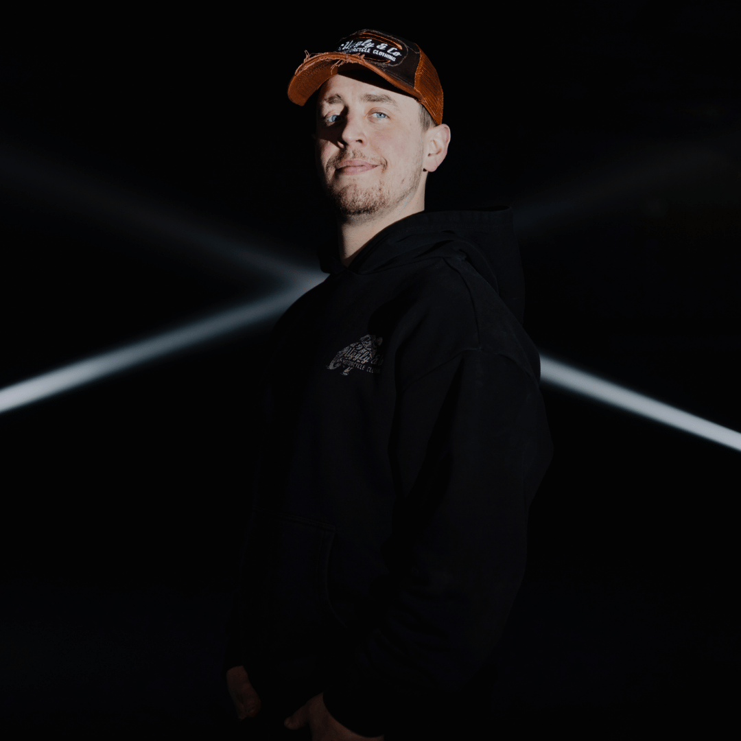 Black Flattrack Hoodie
