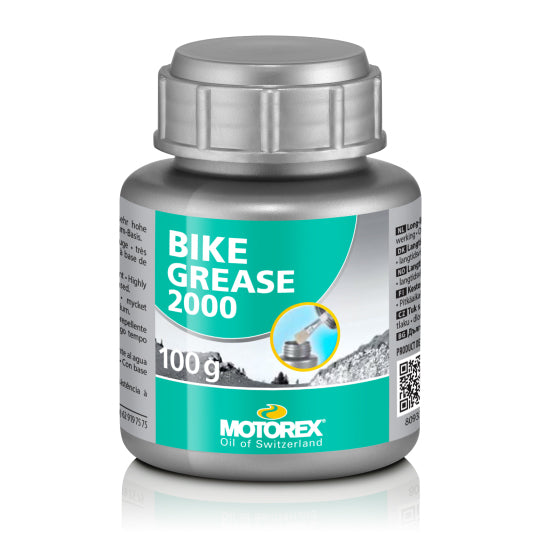 Motorex 2000 Grease Salt-Waterproof, Adhesive, Calcium (Air Filter) NLGI-2 Brush Pot 100g