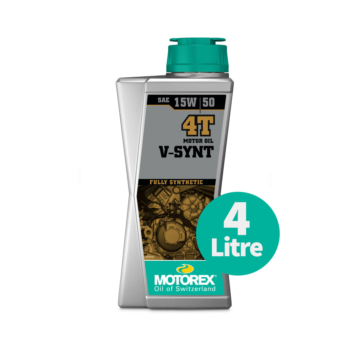 Motorex V-SYNT 4T Fully Synthetic JASO MA2 15w/50 4L