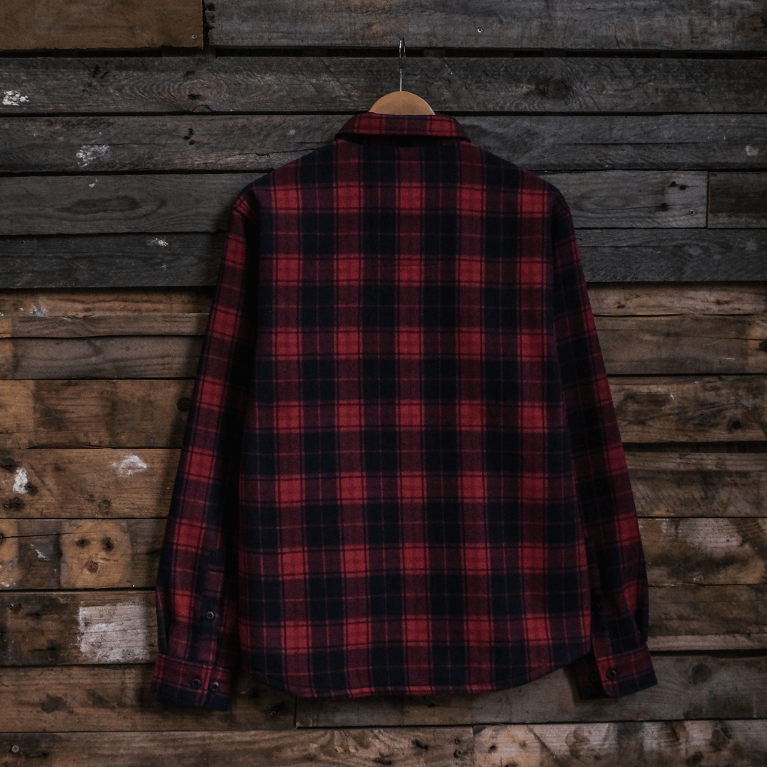 Heritage Red & Navy Flannel Shirt