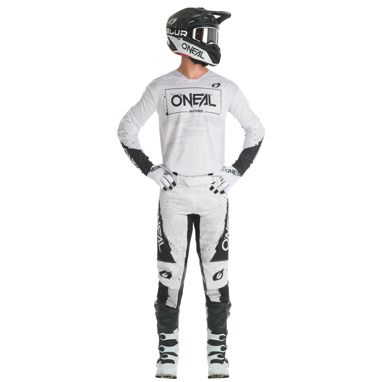 MAYHEM Pants PAINT White