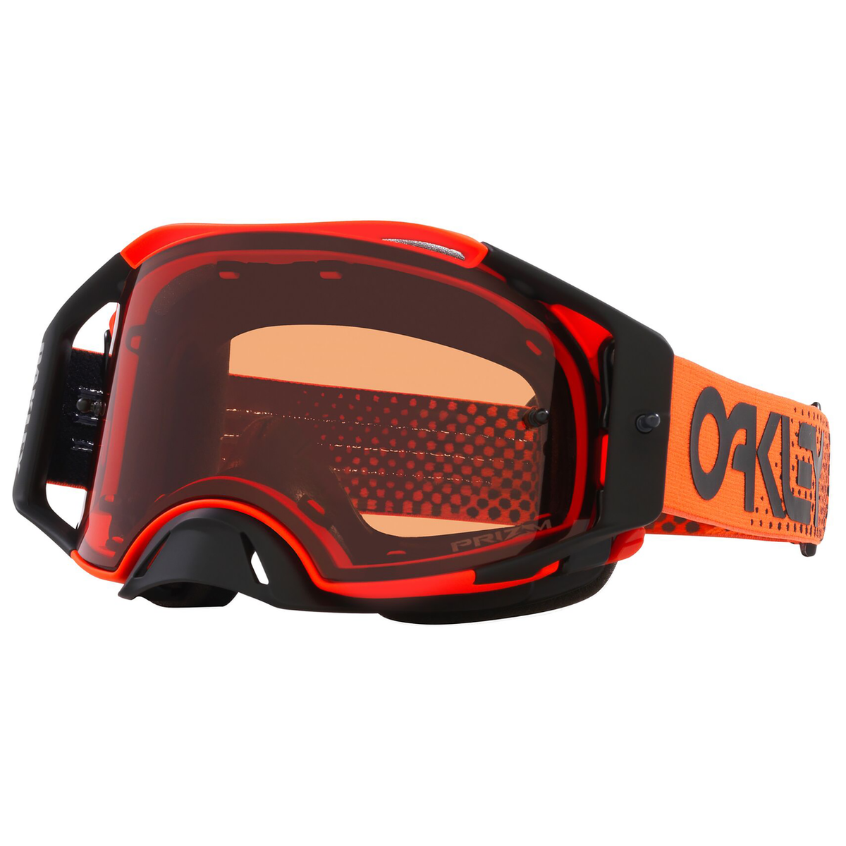 OAKLEY AIRBRAKE MX GOGGLE MOTO ORANGE PRIZM MX BRONZE LENS Dirt Store