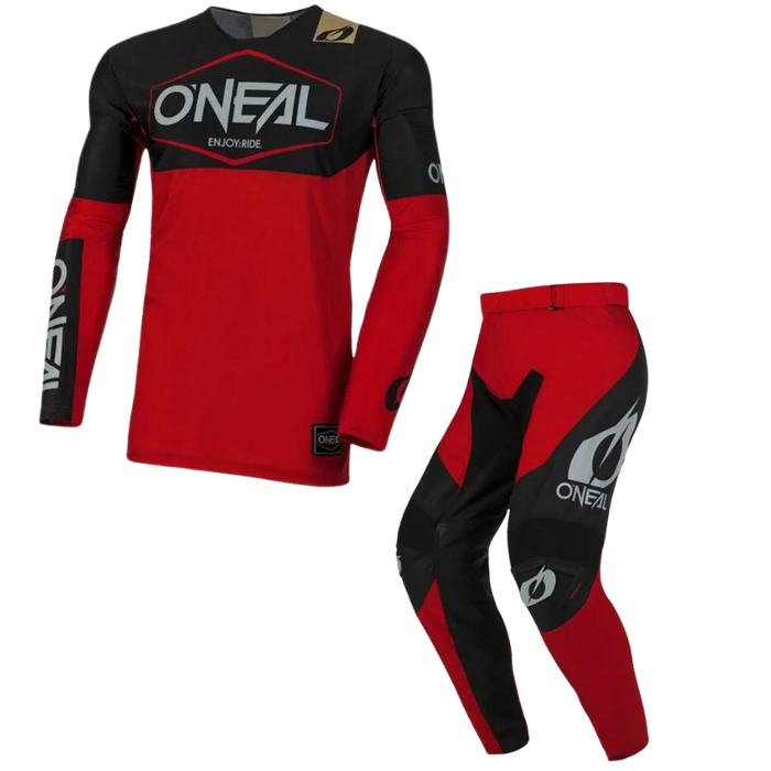 O'NEAL MAYHEM HEXX V.24 BLACK/RED Kit Combo