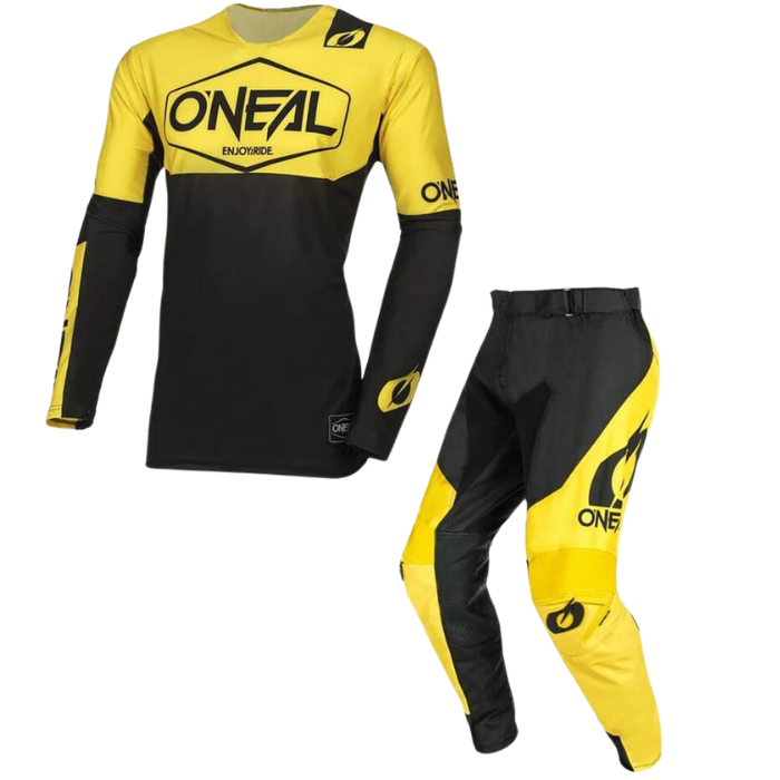 O'Neal MAYHEM HEXX V.24 Black/Yellow Kit Combo