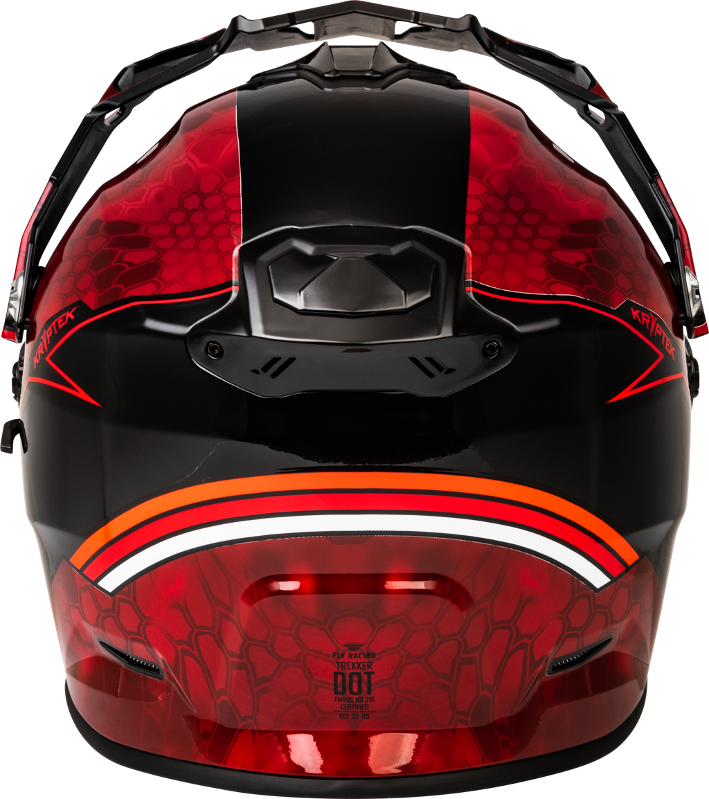 Kinetic Trekker Kryptek Helmet - Red/Black