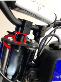 FPR PW50 81-25 handlebar Clamps & Adjustable Risers