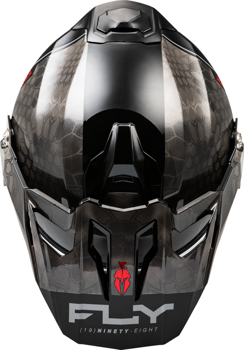 Kinetic Trekker Kryptek Helmet - Black/Grey/White