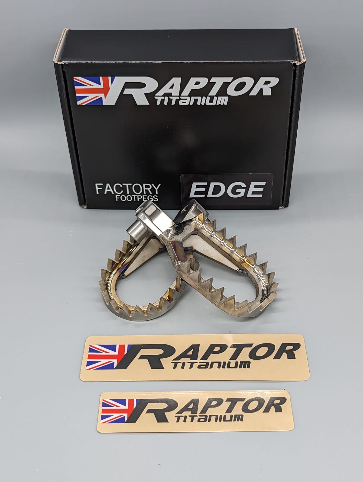 RAPTOR YAMAHA YZ 125-250 99-25 YZF 250 99-23 450 99 -22 EDGE TITANIUM FOOTPEGS