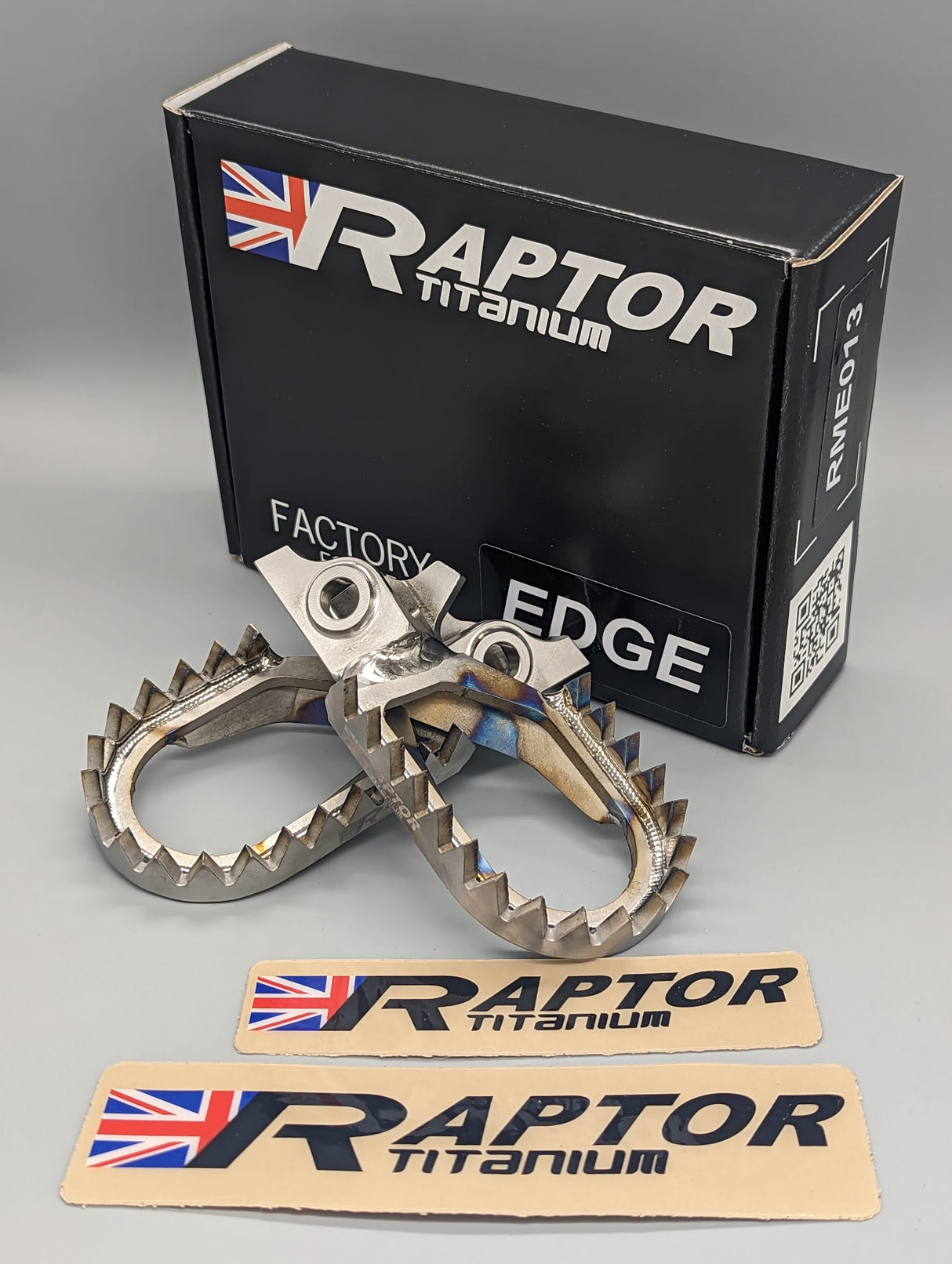 RAPTOR YAMAHA YZF 450 23-ON / YZF 250 24-ON EDGE TITANIUM FOOTPEGS