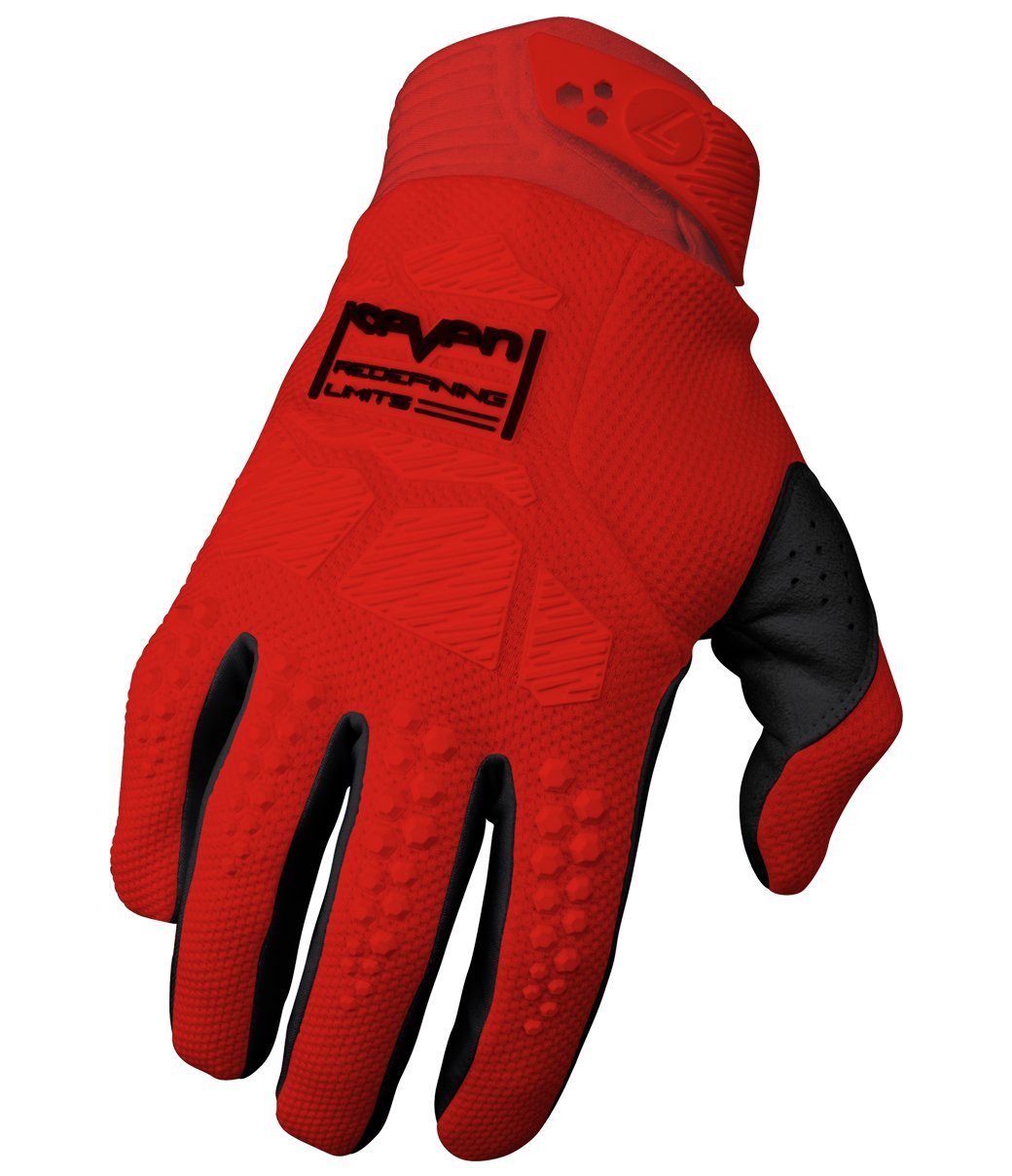 Seven MX Rival Adult Ascent Glove (Flo Red)