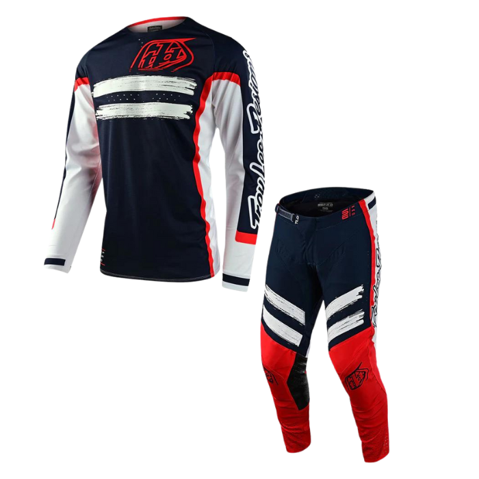 Troy Lee Designs SE PRO MARKER NAVY RED KIT COMBO