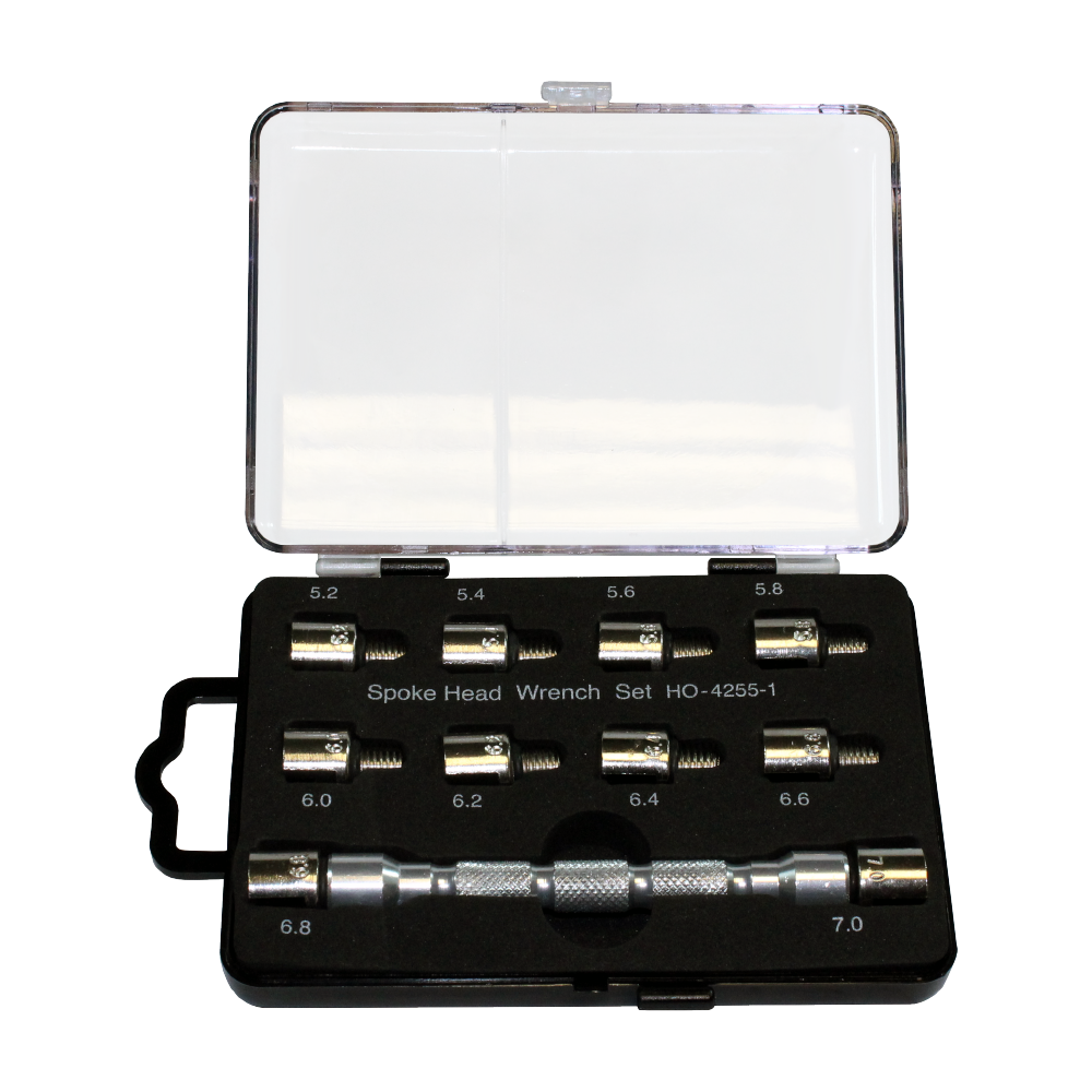 SPOKE WRENCH 10PC BOX SET 5.2MM - 7.0MM INC KTM