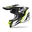 Airoh Strycker Racr Gloss MX Helmet featuring a sleek gloss finish and advanced motocross design