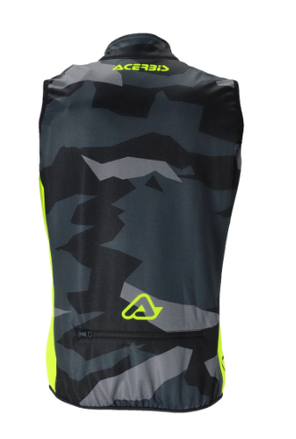 Acerbis X-Wind Softshell Vest Black/Yellow - Small