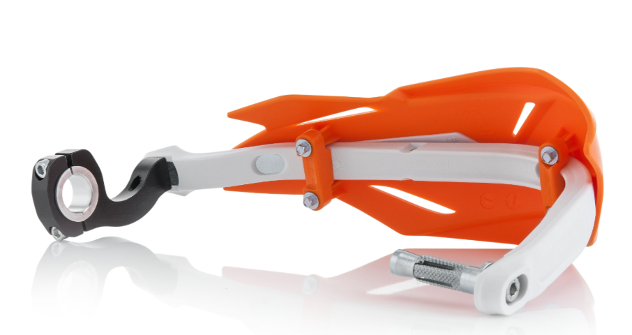 Acerbis X-Factory Handguards Orange/White