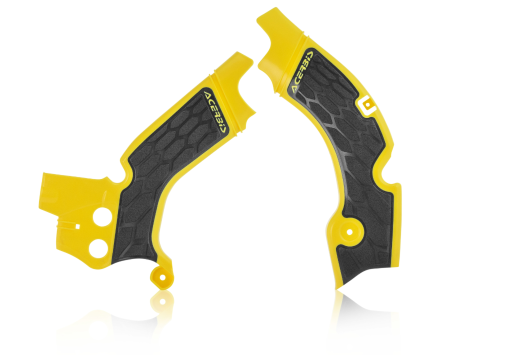 Acerbis X-Grip Frame Protectors Suzuki RM-Z450 Yellow/Black