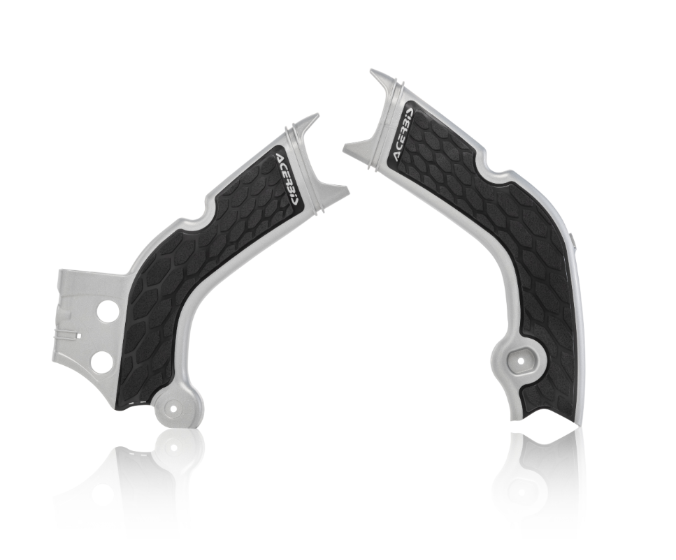 Acerbis X-Grip Frame Protectors Honda CRF450 2019 Onwards Grey/Black