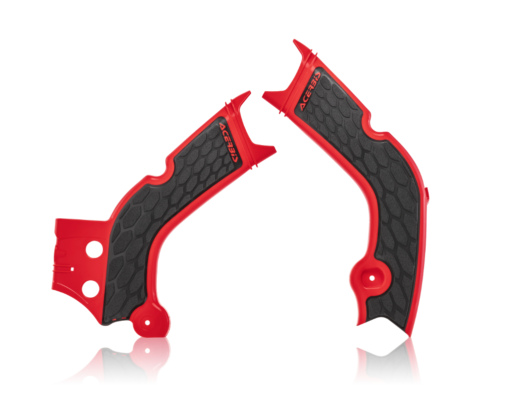 Acerbis X-Grip Frame Protectors Honda CRF450 2019 Onwards Red/Black