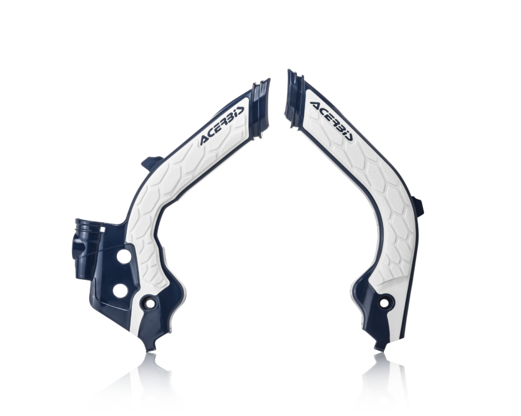 Acerbis X-Grip Frame Protectors Husqvarna TC / FC Blue/White