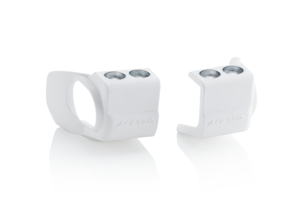 Acerbis Fork Shoe Covers Honda CRF / Kawasaki KX-F White