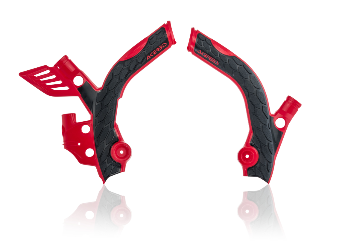 Acerbis X-Grip Frame Protectors Beta Red/Black