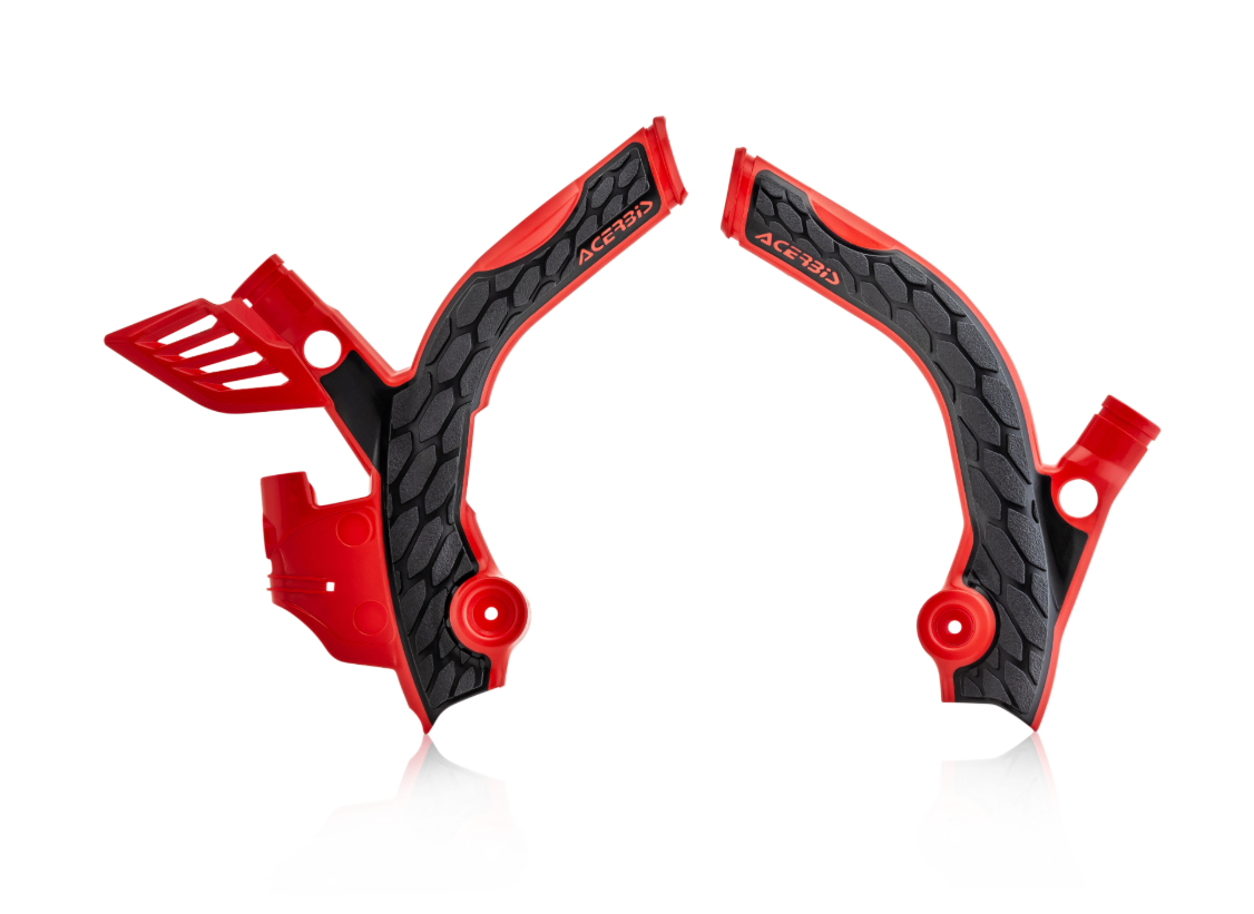 Acerbis X-Grip Frame Protectors Beta Red/Black