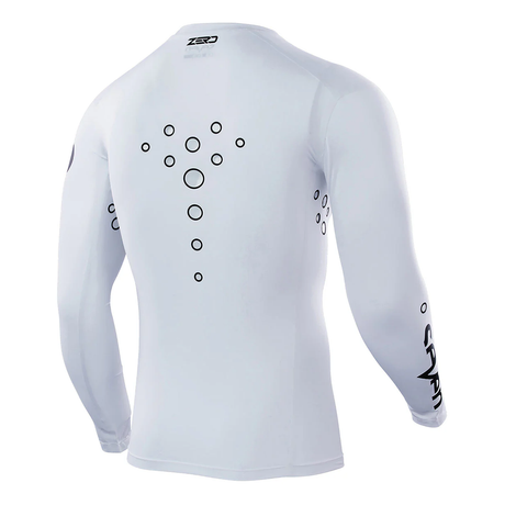 Seven MX Zero Adult Laser Cut Compression Jersey White