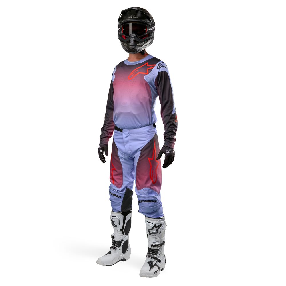 ALPINESTARS RACER HOEN LAVAN PURPLE BLACK PANTS