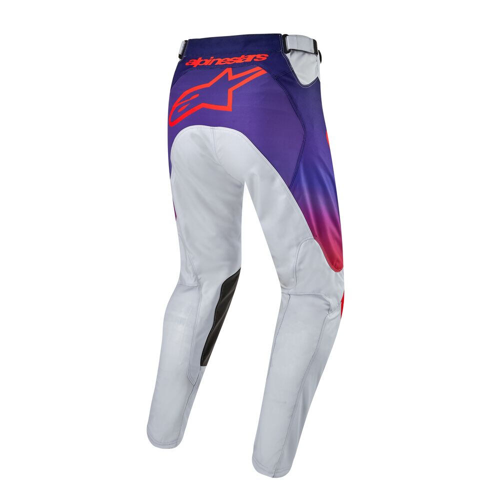 ALPINESTARS RACER HOEN LIGHT GRAY HOT ORANGE BLACK PANTS