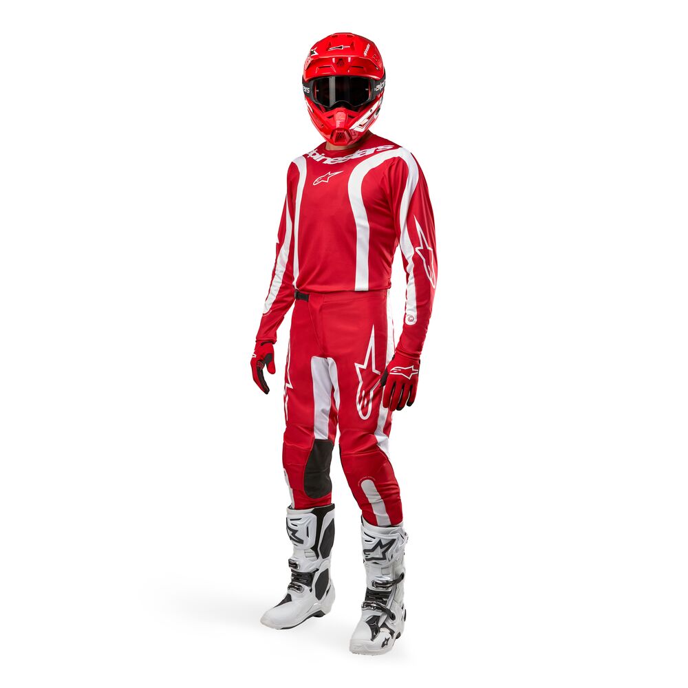 ALPINESTARS FLUID LURV MARS RED WHITE PANTS