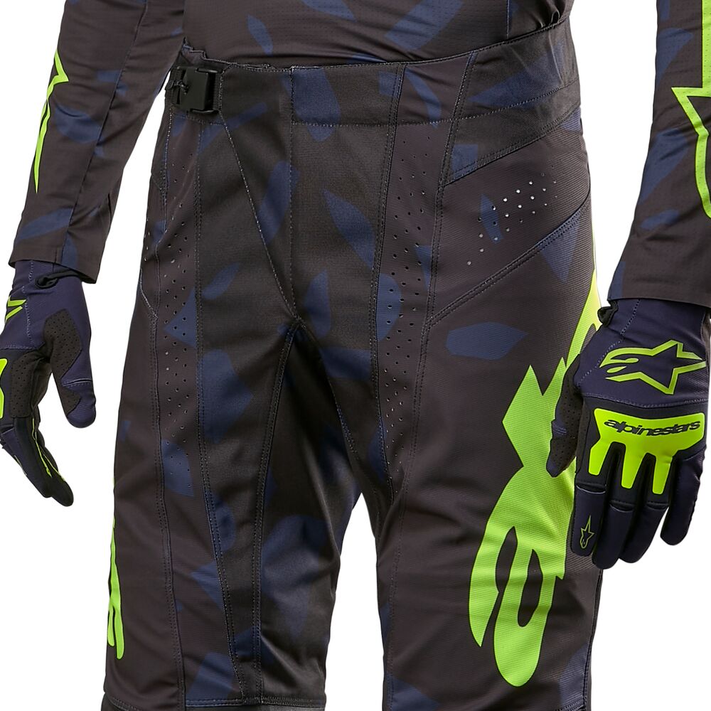 ALPINESTARS TECHSTAR RANTERA BLACK NAVY YELLOW FLUO PANTS