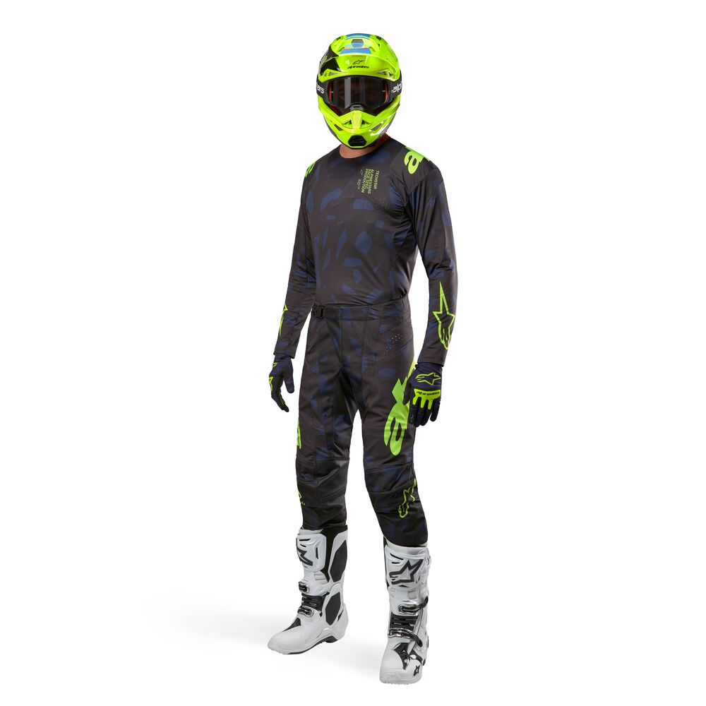 ALPINESTARS TECHSTAR RANTERA BLACK NAVY YELLOW FLUO PANTS
