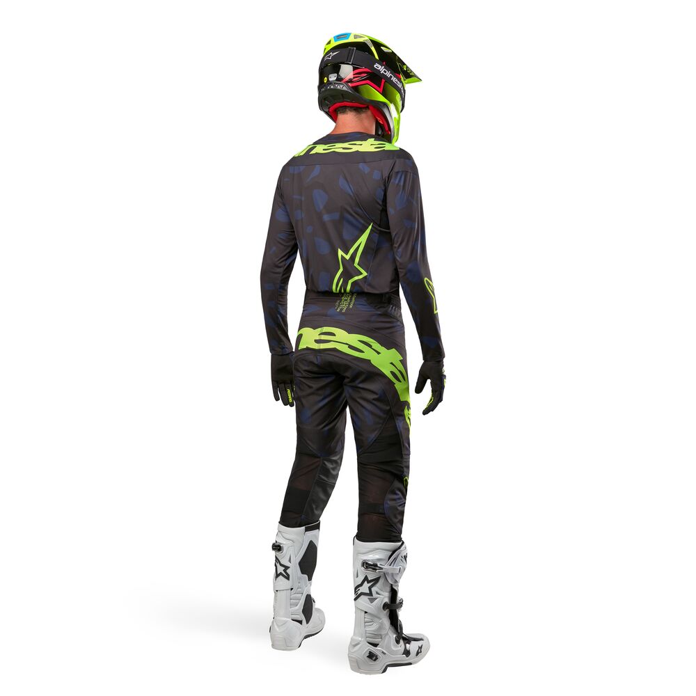ALPINESTARS TECHSTAR RANTERA BLACK NAVY YELLOW FLUO PANTS