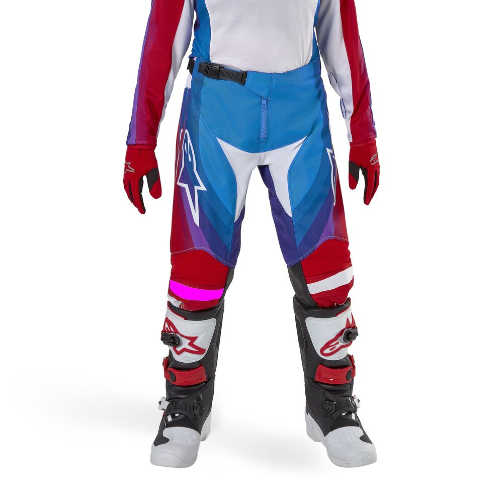 ALPINESTARS YOUTH RACER PNEUMA BLU MARS RED WHITE PANTS
