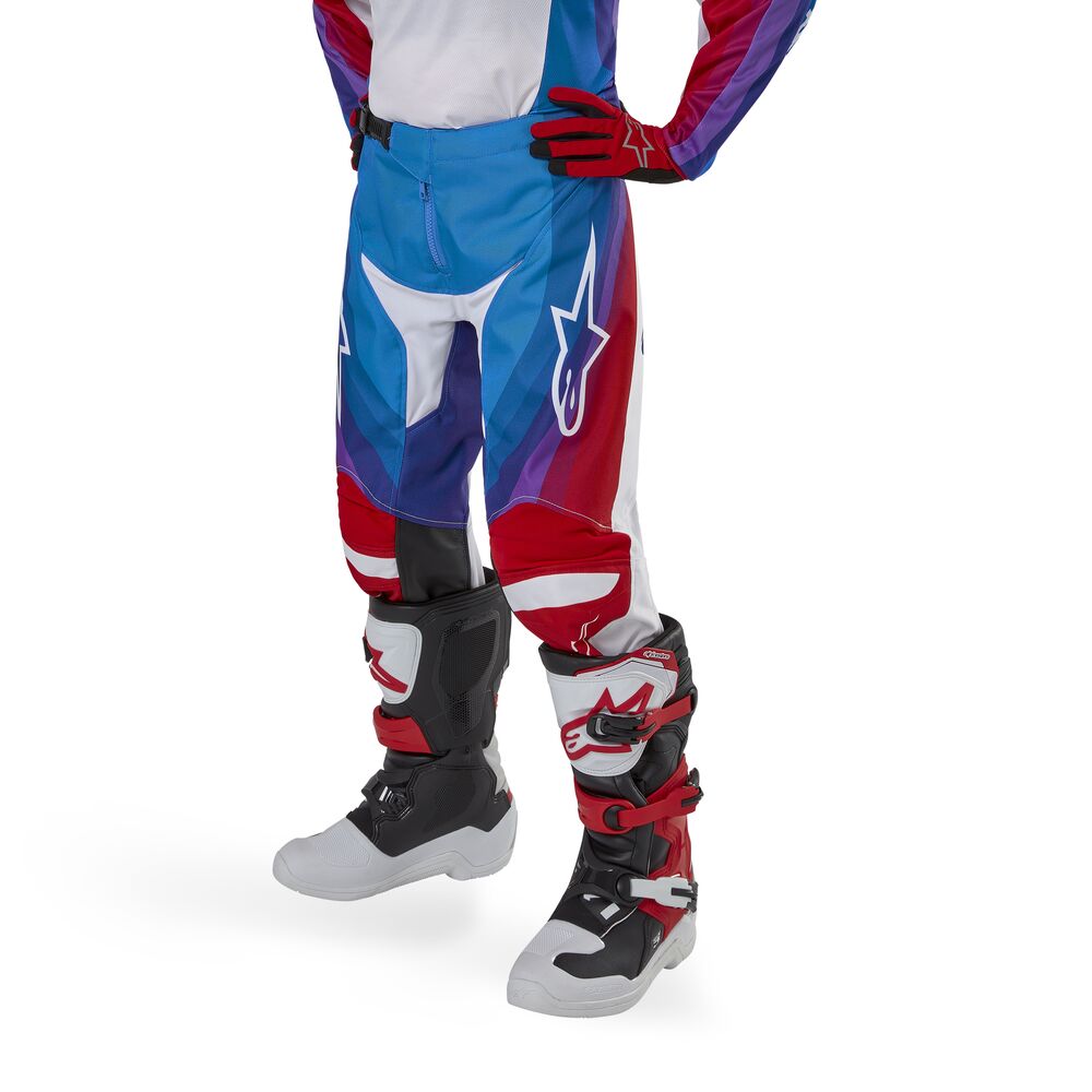 ALPINESTARS YOUTH RACER PNEUMA BLU MARS RED WHITE PANTS