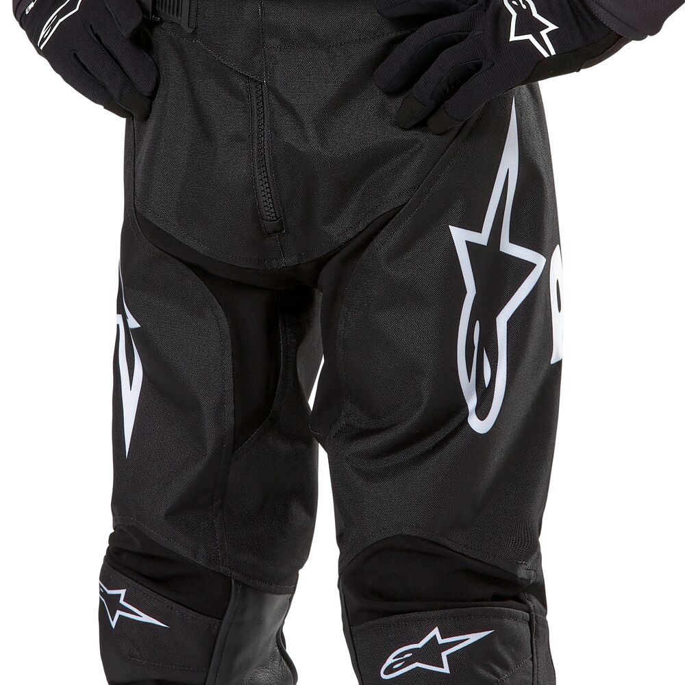 ALPINESTARS YOUTH RACER HANA BLACK WHITE PANTS
