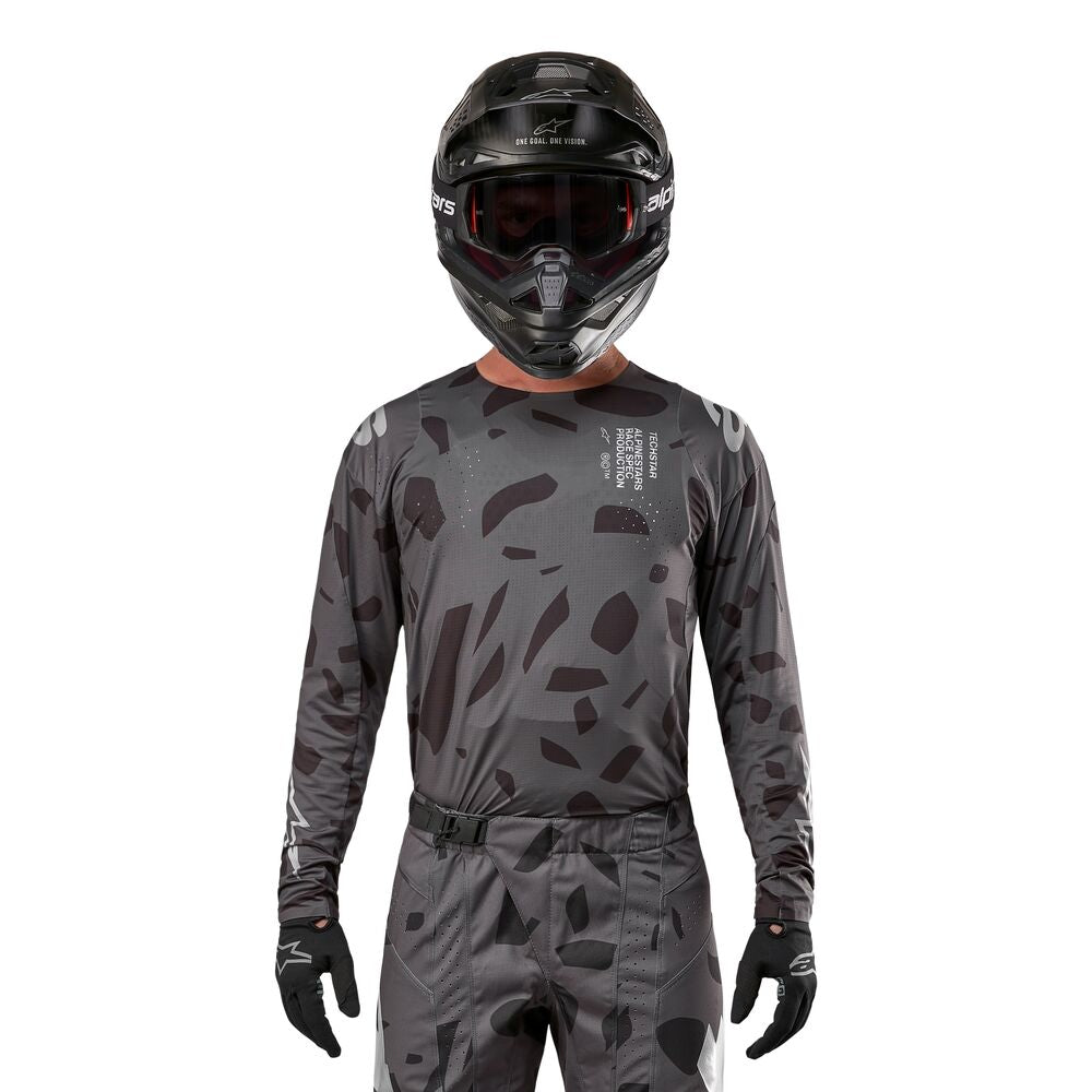 ALPINESTARS TECHSTAR GRAPHITE BLACK CAMO JERSEY