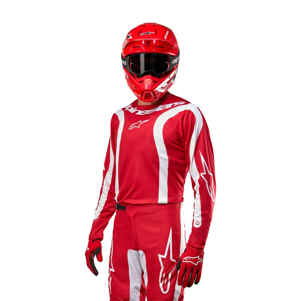 ALPINESTARS FLUID LURV MARS RED WHITE JERSEY