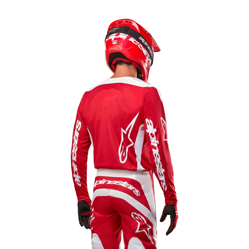 ALPINESTARS FLUID LURV MARS RED WHITE JERSEY