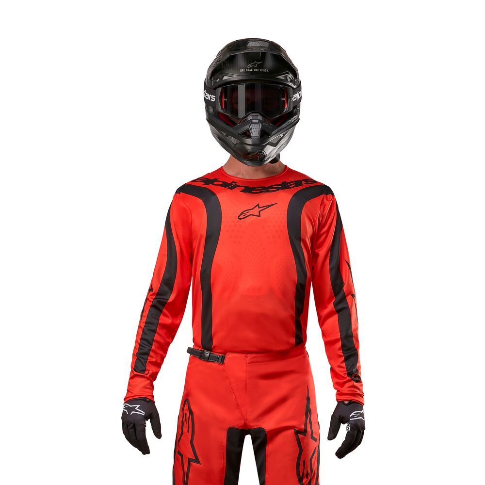 ALPINESTARS FLUID LURV HOT ORANGE BLACK JERSEY